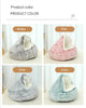 PurrNest Plush Cat Bed: Cozy 2-in-1 Winter Retreat ATHLEXES