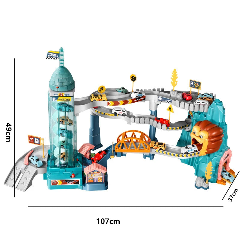 KBDFA Lion Adventure Race Track for Kids ATHLEXES