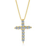 Moissanite Luxe Cross Pendant Necklace ATHLEXES