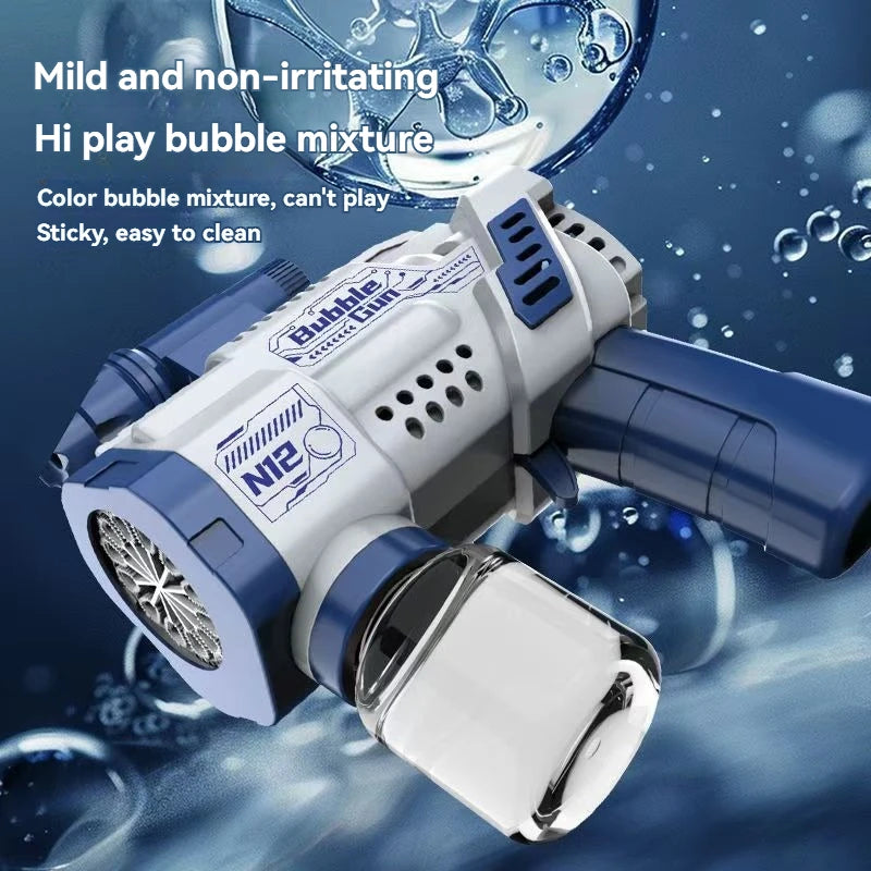 GlowBurst 12-Hole Electric Bubble Blaster ATHLEXES