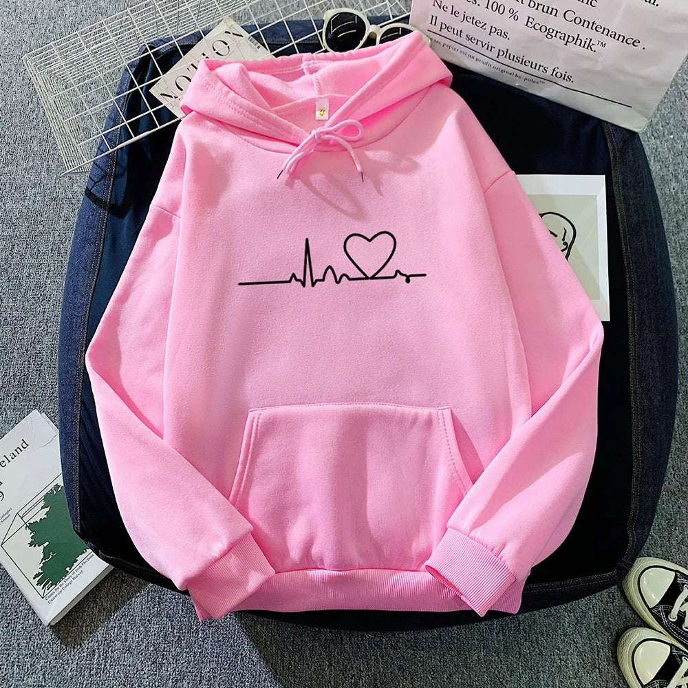 Chic Spring Loose Fit Hoodie for Women ATHLEXES