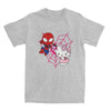Hello Kitty x Spiderman Vintage Cotton Couple T-Shirt ATHLEXES