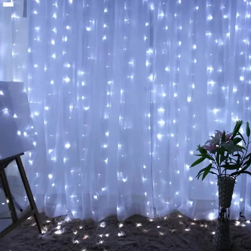FairyGlow 8 Mode LED Curtain String Lights ATHLEXES
