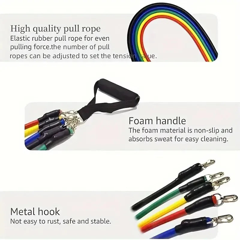 Elite Resistance Bands for Ultimate Fitness Training ATHLEXES