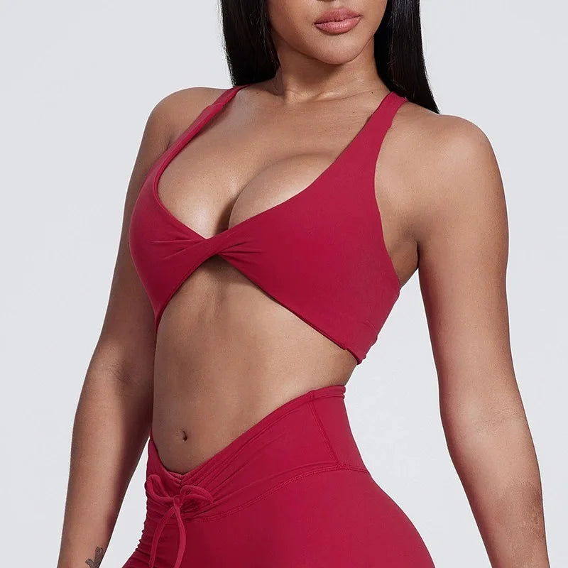 SHINBENE Women's Yoga Fitness Sports Bra ATHLEXES