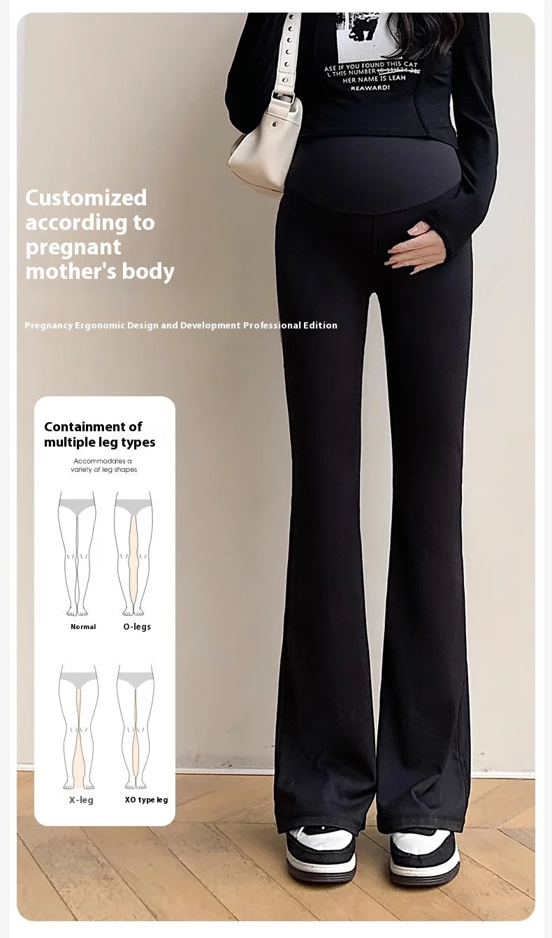 BellyComfort Flare Maternity Yoga Pants ATHLEXES