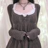 Y2K Aesthetic Vintage Babydoll Knit Sweater Tops ATHLEXES