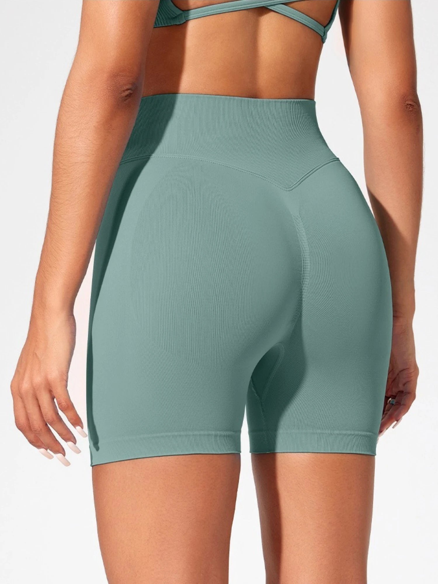 Summer Luxe High Waisted Yoga Shorts ATHLEXES