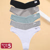 5PCS/Set Cotton Lingerie Panties Sexy Underwear Women Briefs ATHLEXES