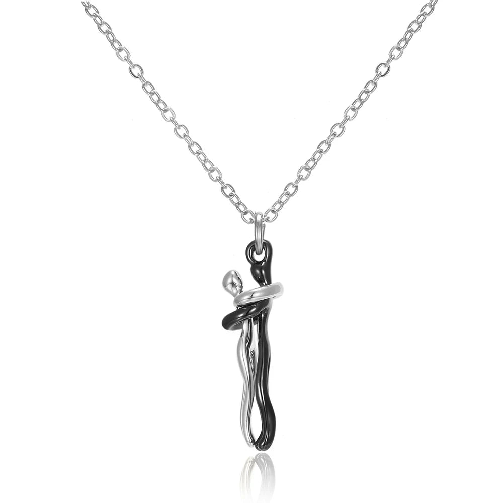 Lover's Embrace Fashion Necklace Choker Pendant ATHLEXES