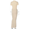 Elegant V-Neck Side Slit Maxi Dress for Women ATHLEXES