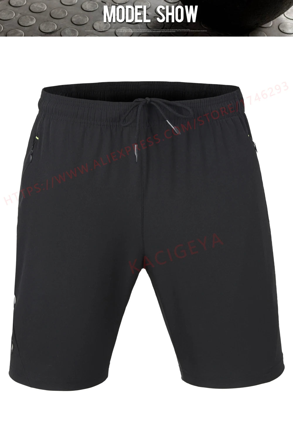ActiveWave Beach Running Shorts with Zip Pocket ATHLEXES