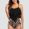 Vintage Ruffle Ruched High Rise Bikini Set ATHLEXES