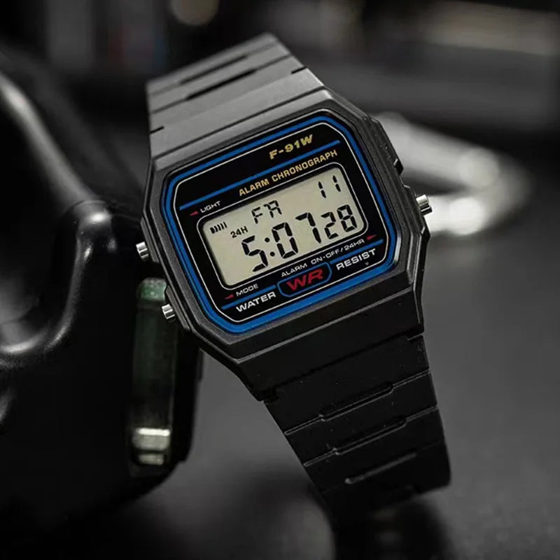 Vintage Square LED Sports Couple Watches ATHLEXES
