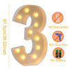 Giant LED Birthday Number Frame for Celebrations ATHLEXES