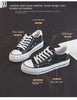 Classic Black Canvas Platform Sneakers for Women ATHLEXES