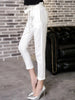 ChicHigh Waist Butterfly Knot Linen Pants ATHLEXES