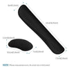 ErgoComfort Memory Foam Mouse Pad with Wrist Support ATHLEXES