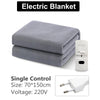 Heated Plush Electric Blanket 220V EU Winter Warmer ATHLEXES