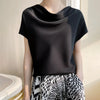 Chic Satin Silk Summer Blouse for Women ATHLEXES