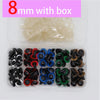 100pcs Mixed Size Plastic Safety Eyes for DIY Crochet Doll &Toy Accessories ATHLEXES