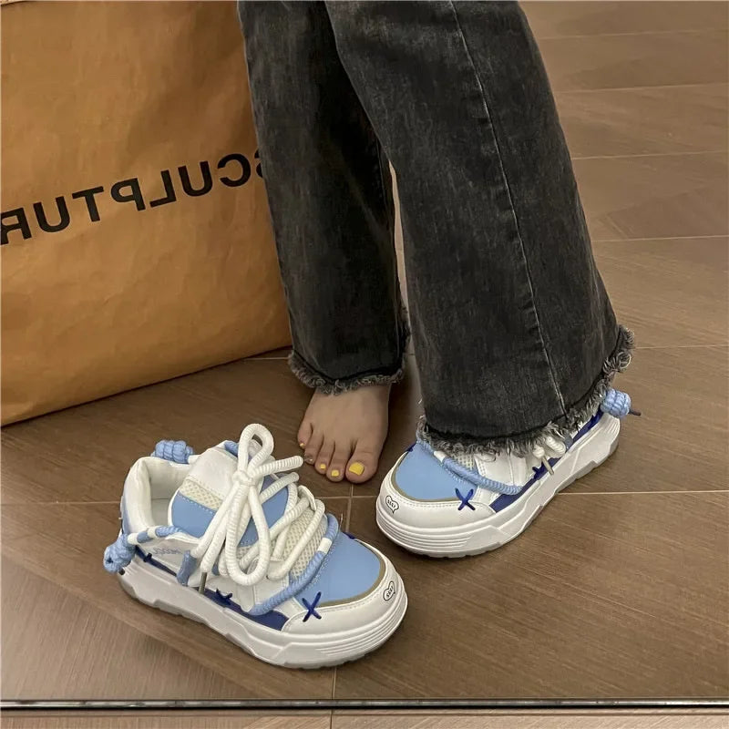 ChicNiche Color Block Dad Shoes for Couples ATHLEXES