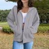 Chic Comfort 2024 Zip-Up Warm Hooded Sweatshirt for Women ATHLEXES