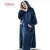 CozySleeve Oversized Flannel Hoodie Blanket for All Seasons ATHLEXES
