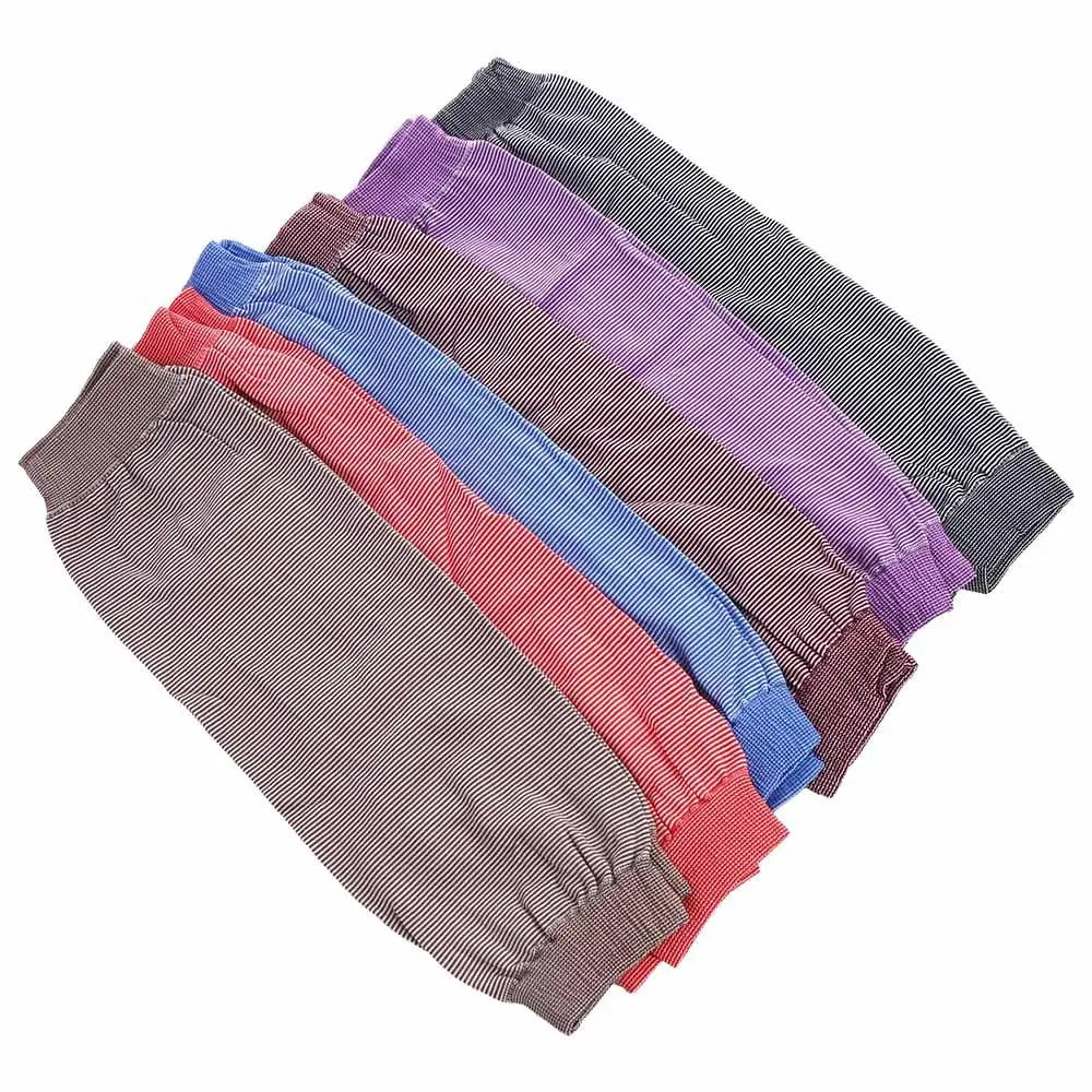 CoolComfort Striped Arm Warmers for Outdoor Activities ATHLEXES