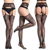 Seductive Fishnet Crotchless Pantyhose with Suspenders ATHLEXES
