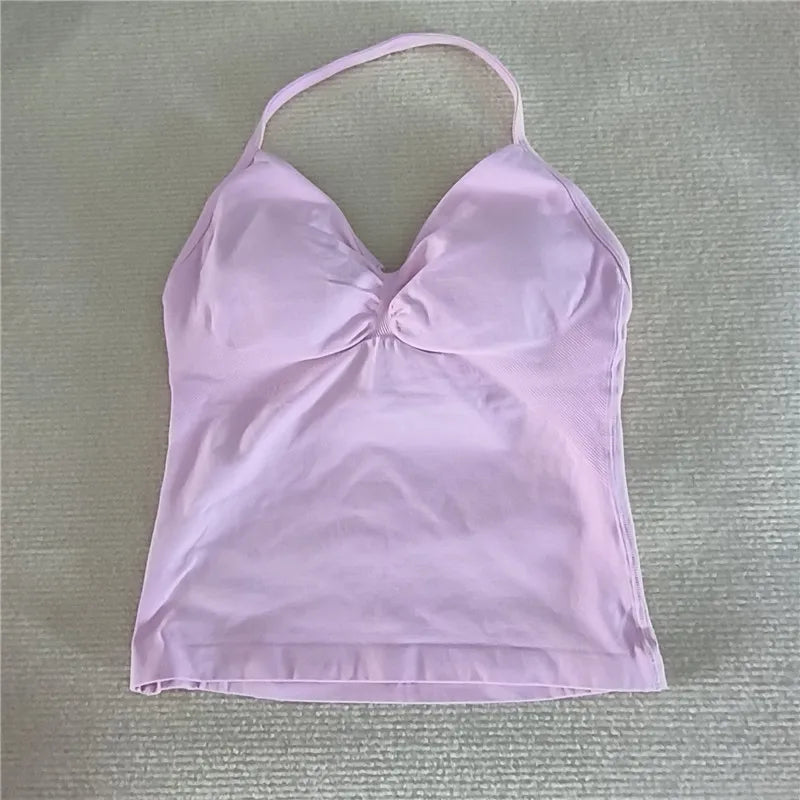 Seamless V Neck Fitness Tank Top for Women ATHLEXES