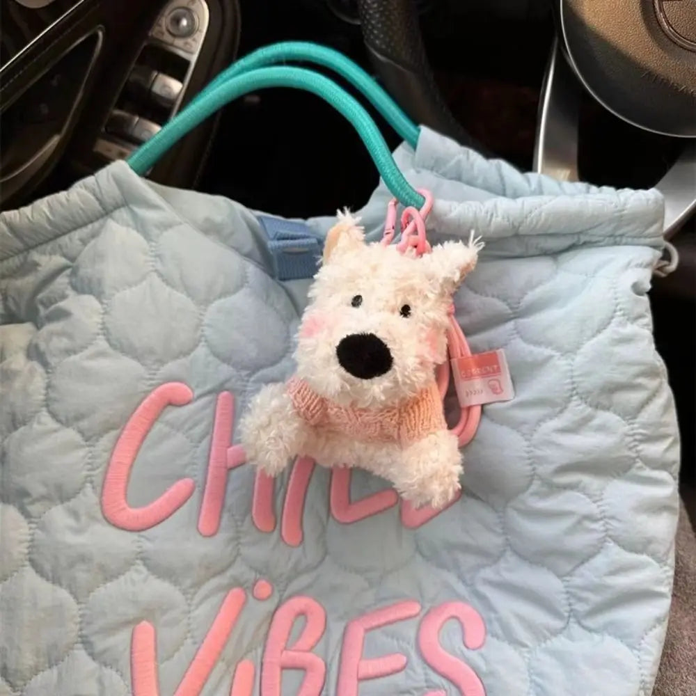 Westie Plush Keychain Pendant for Trendy Style ATHLEXES