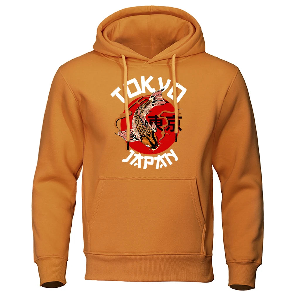 Koi Artistry Fleece Hoodie for Men ATHLEXES