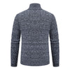 Velvet Warmth High Collar Cardigan for Men - Winter Knitwear ATHLEXES