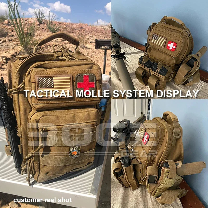 Outdoor Shoulder Bag Rover Sling Pack Small Nylon Backpack ATHLEXES