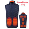9-Zone USB Electric Heated Vest ATHLEXES