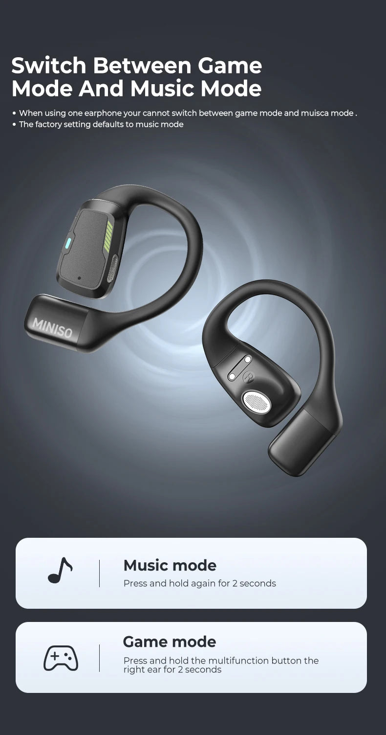 AI Translator MINISO M98 Sport Bluetooth Earbuds ATHLEXES