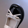 Chic Bowknot Leather Mary Jane Shoes for Girls ATHLEXES