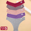5PCS/Set Cotton Lingerie Panties Sexy Underwear Women Briefs ATHLEXES