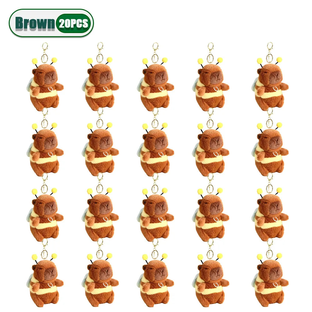 Plush Capybara Keychain Pendant Toy ATHLEXES