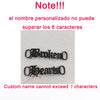 Personalized Stainless Steel Name Buckle for Sneakers ATHLEXES