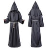 Medieval Monk Cowl Robe Halloween Cosplay Cloak ATHLEXES