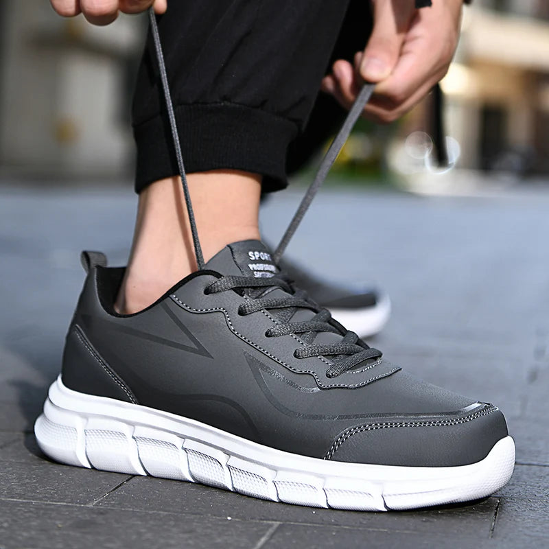 YRZL Black Waterproof Running Shoes ATHLEXES