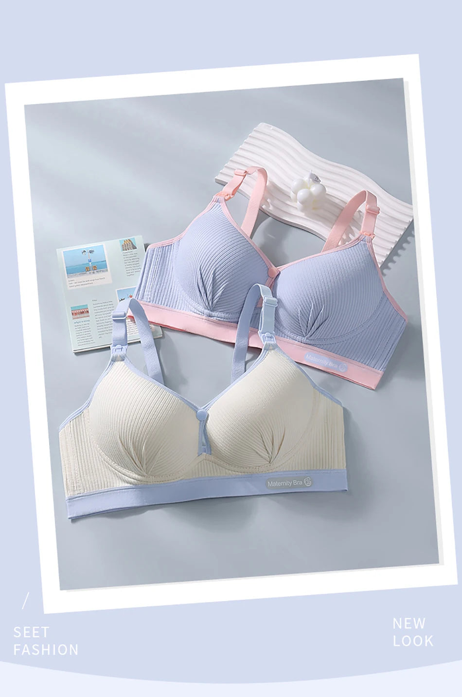 SoftEase Maternity Nursing Bralette with Front Support ATHLEXES