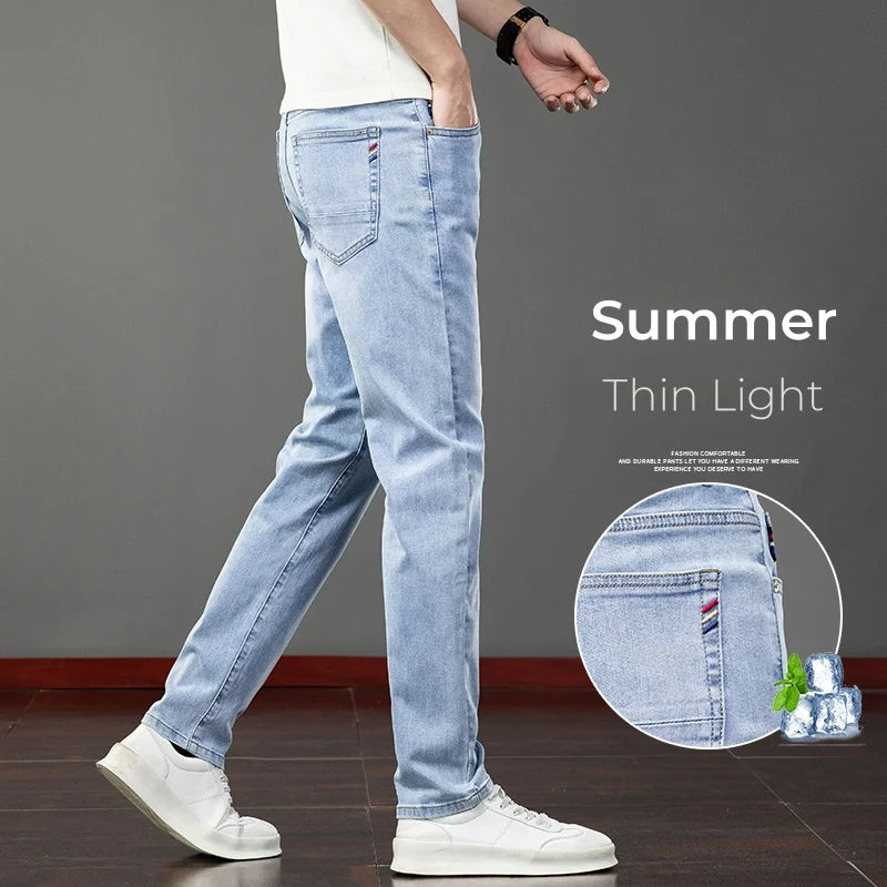 Classic Fit Men's Slim Stretch Denim Jeans ATHLEXES