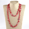 Rainbow Crystal Shell Necklace for Womenâ??s Gift ATHLEXES
