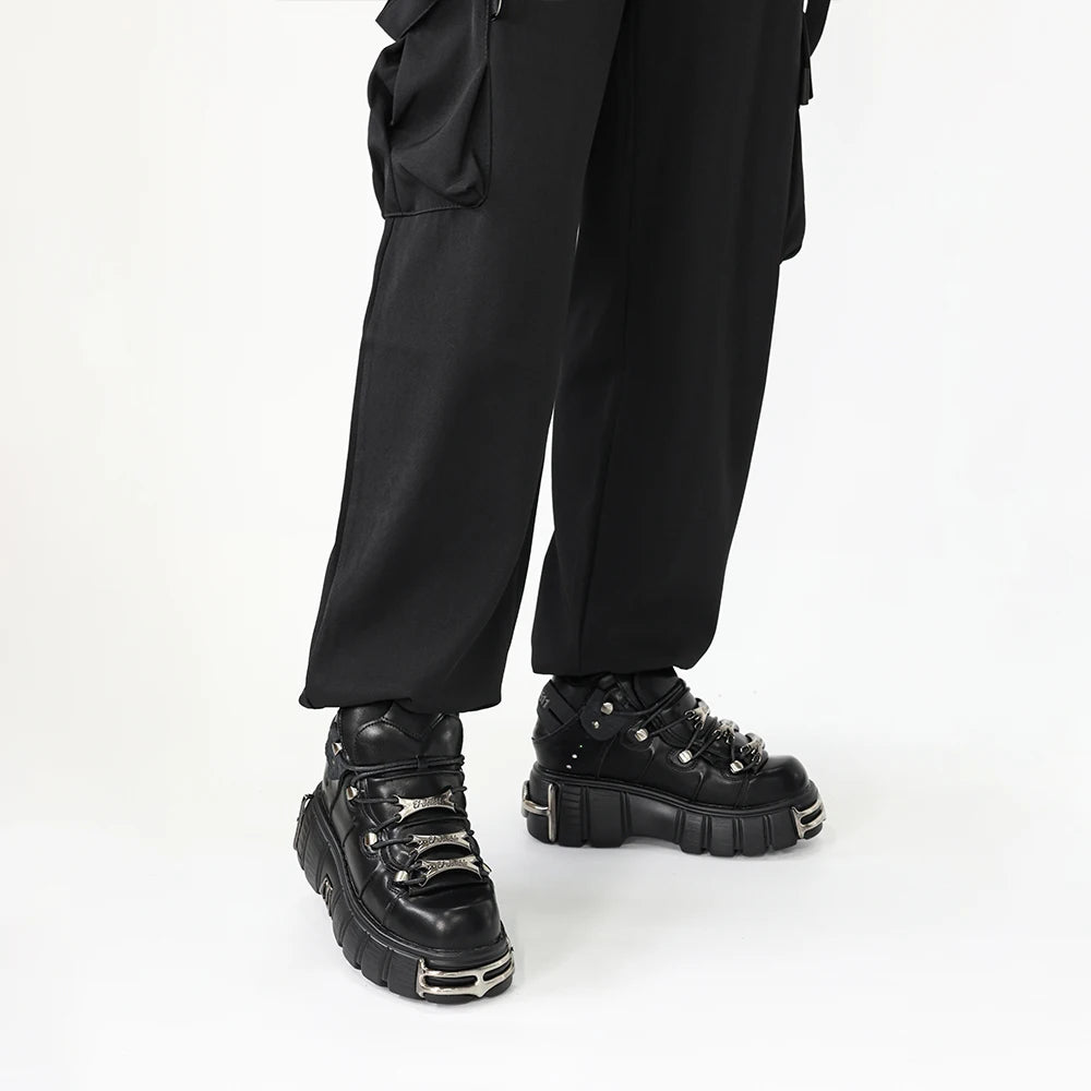 Punk Chic Women's Lace-Up Rock Boots ATHLEXES
