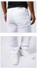 Urban Style Slim Fit White Denim Jeans ATHLEXES