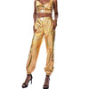 Shiny Holographic High Waist Jogger Pants for Women ATHLEXES