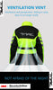 Reflective Waterproof Motorcycle Raincoat Suit ATHLEXES
